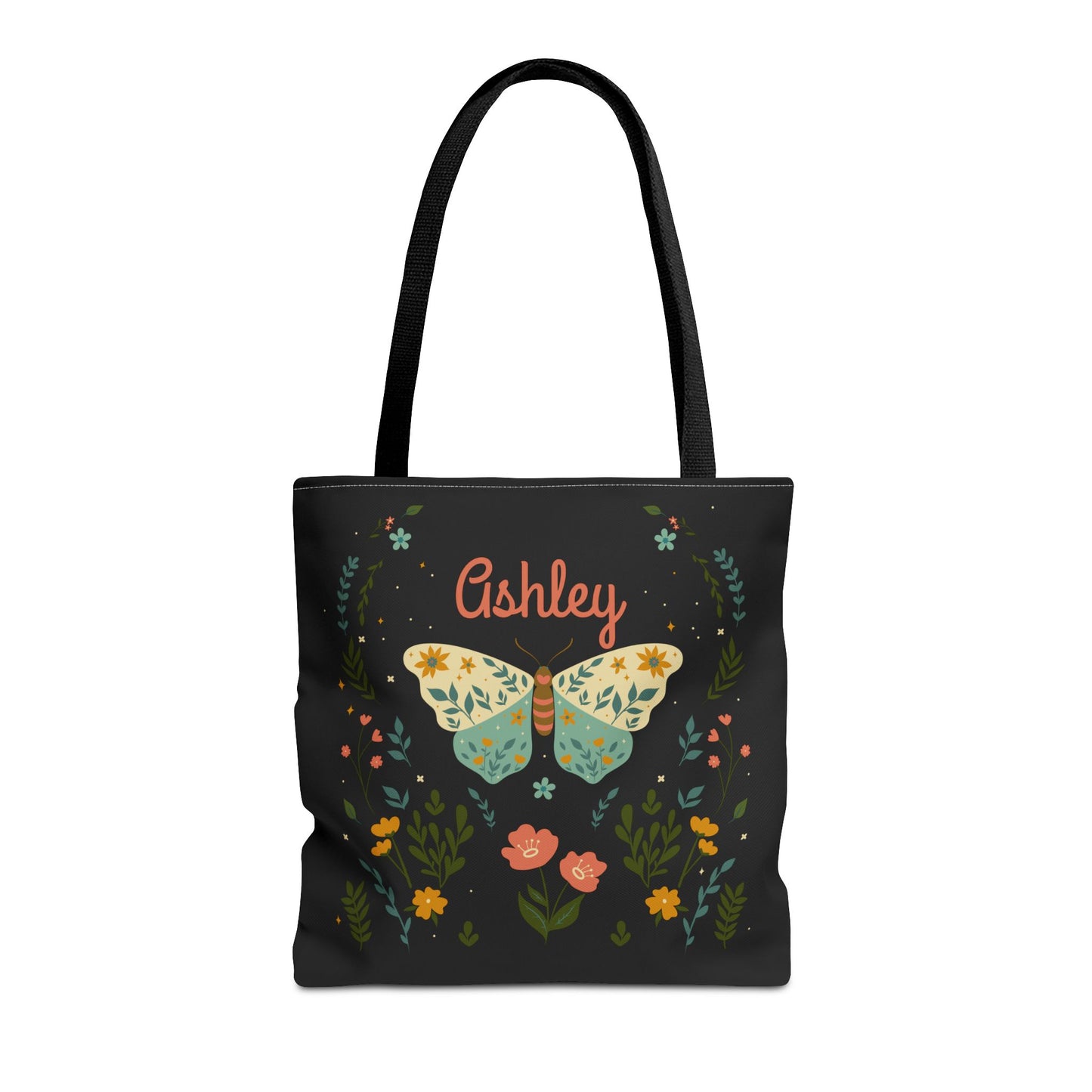 Personalized Boho Butterfly Tote
