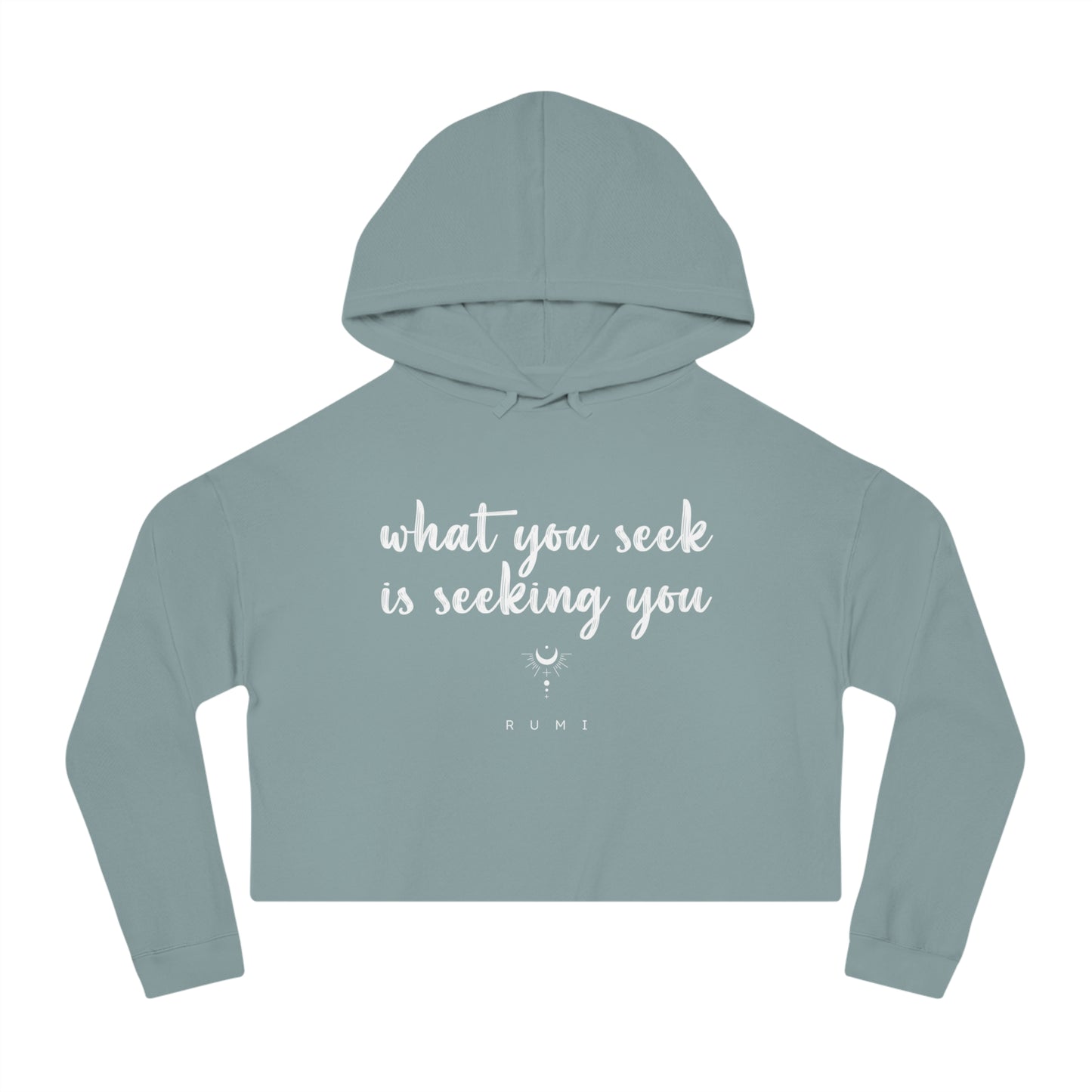 What You Seek Cropped Hoodie