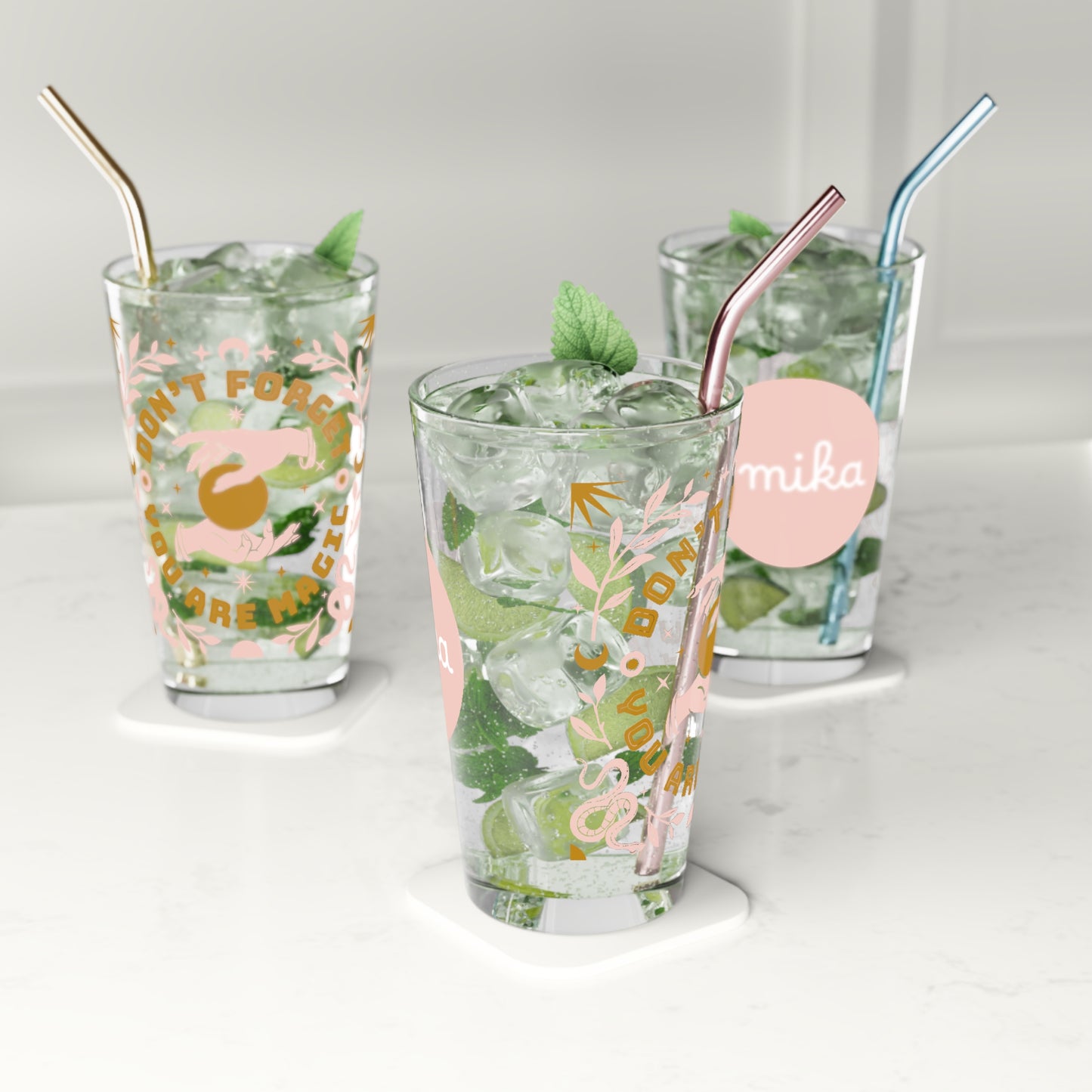 Personalized "Don't Forget You Are Magic" Pint Glass