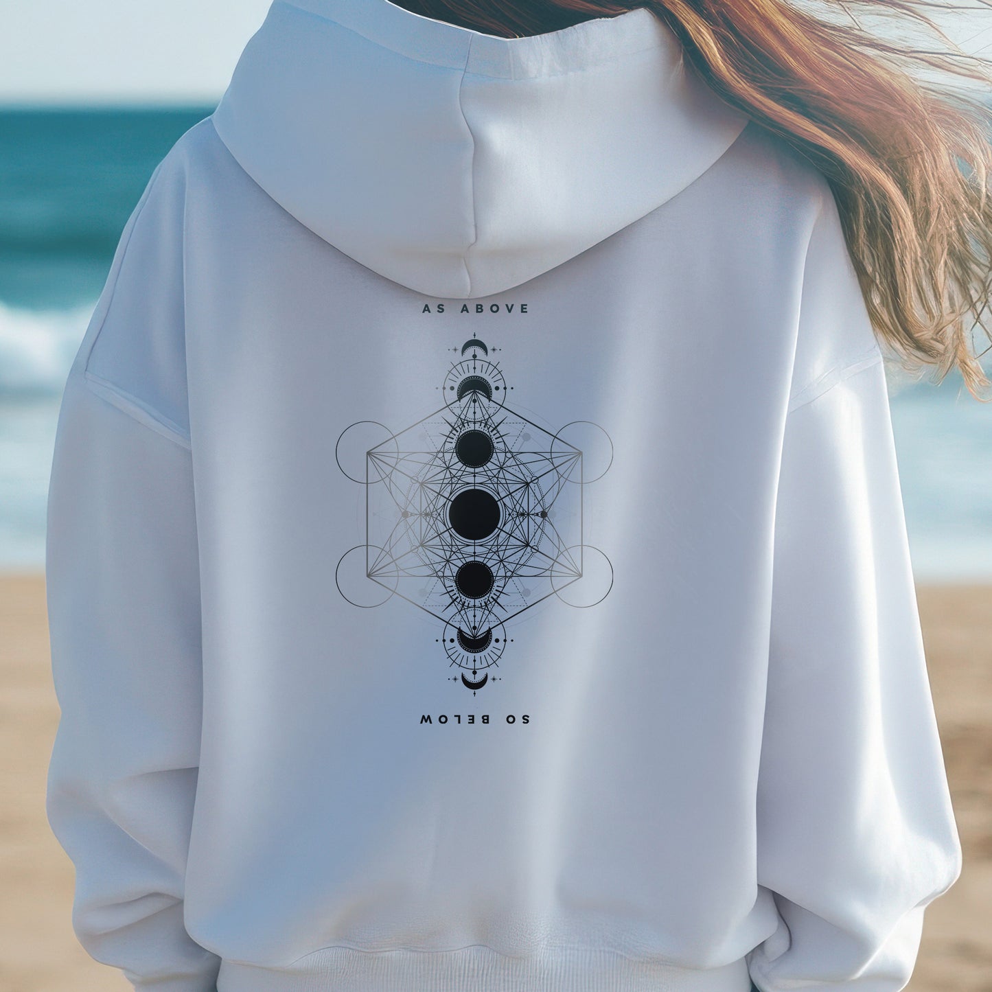 As Above So Below Women's Fleece Hoodie