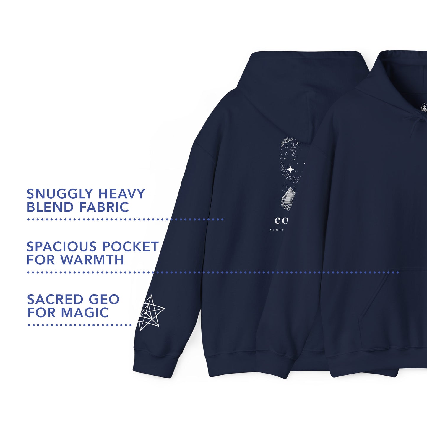 Connected Orions Belt Hoodie