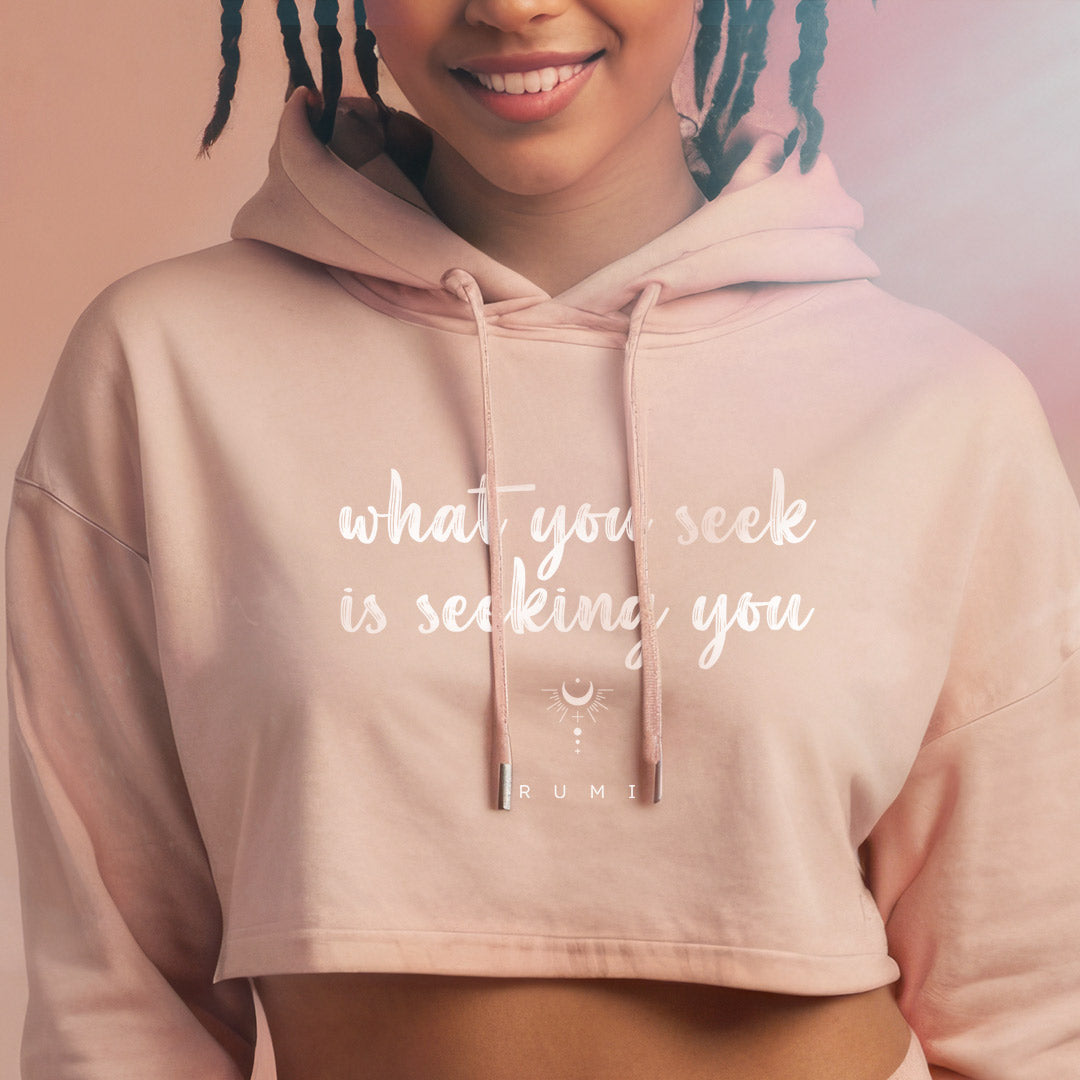 What You Seek Cropped Hoodie