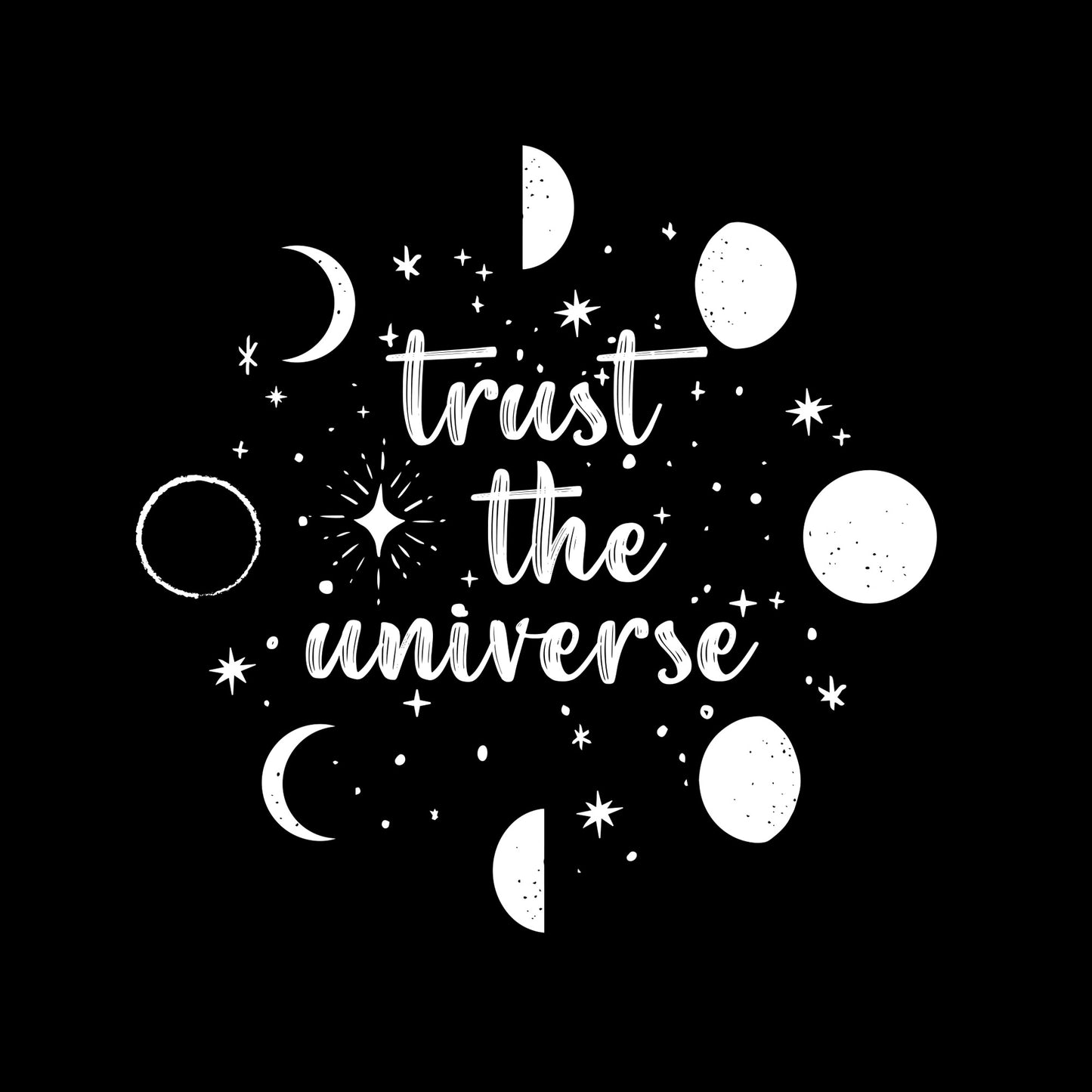 Trust the Universe Cropped Hoodie
