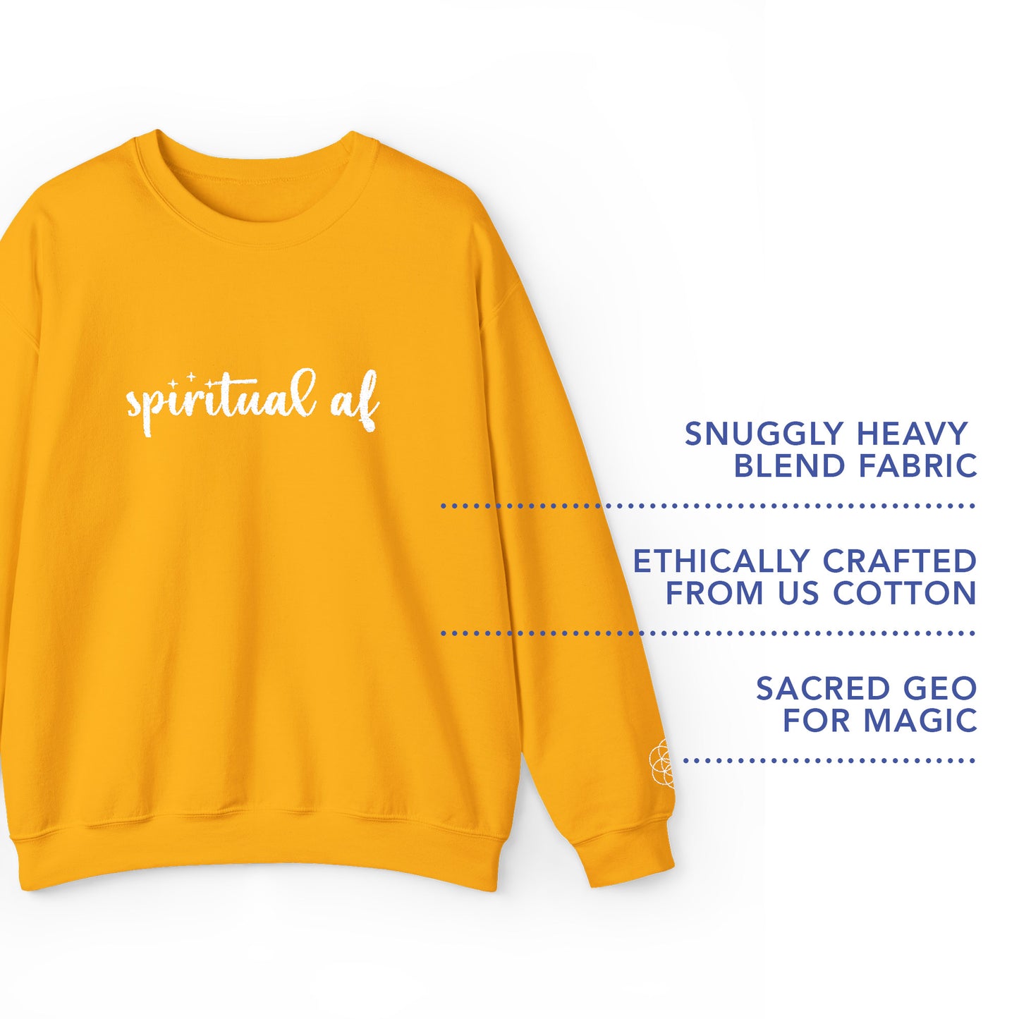 Embroidered Spiritual AF Sweatshirt