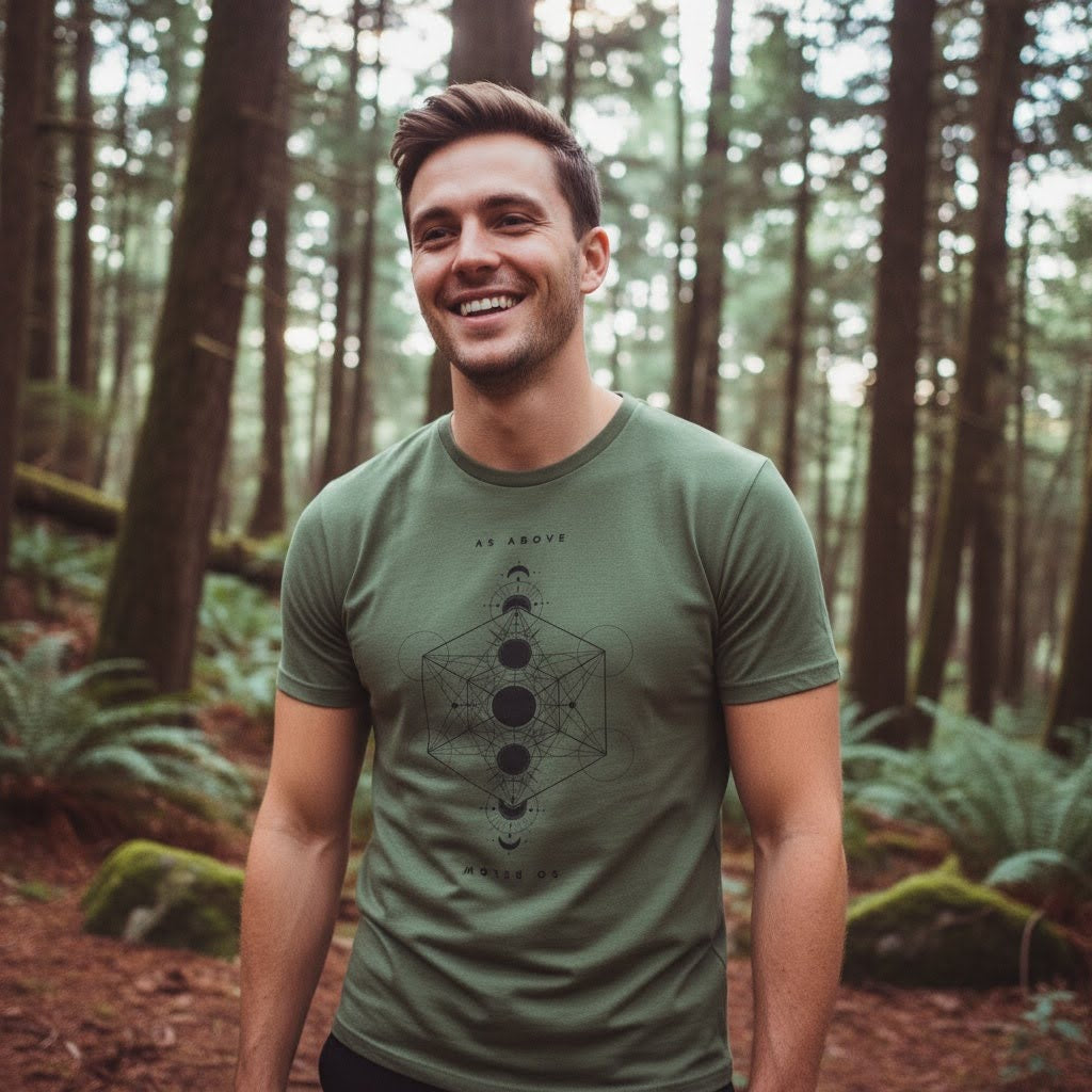 As Above So Below Mens T-Shirt