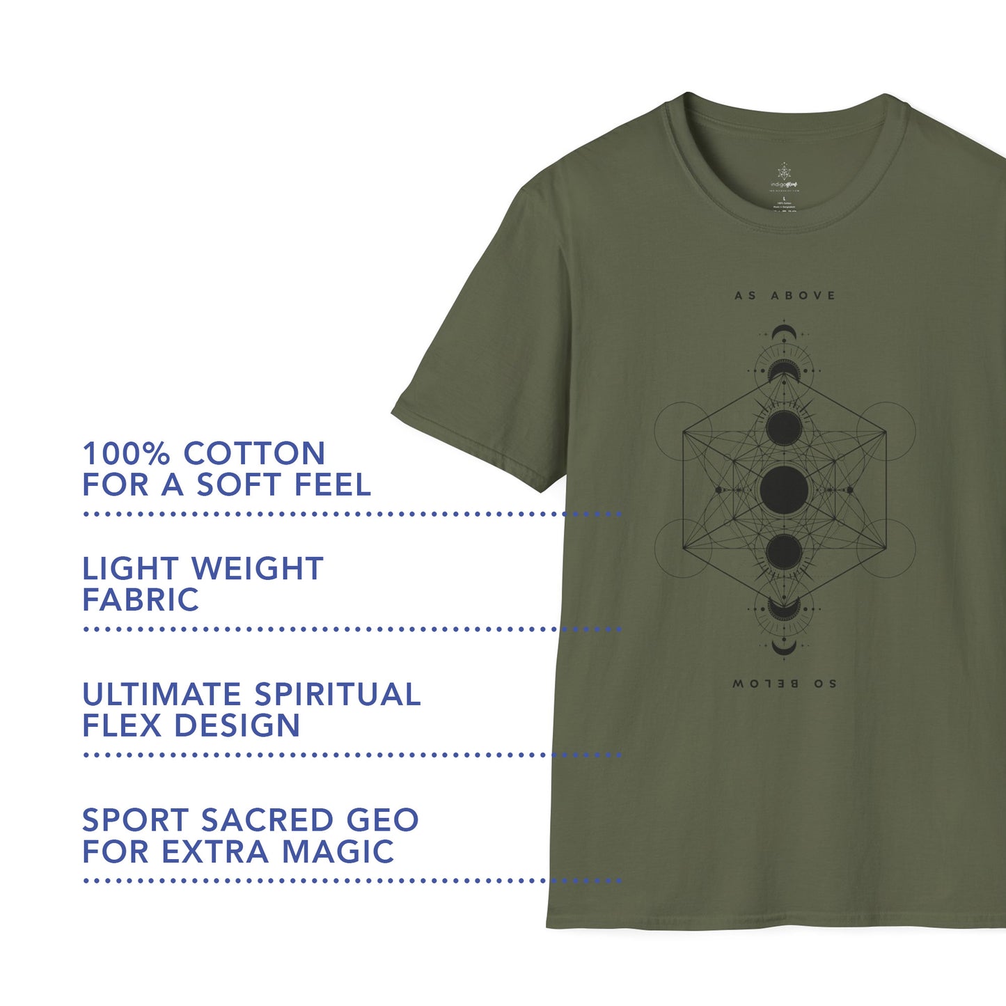 As Above So Below Mens T-Shirt