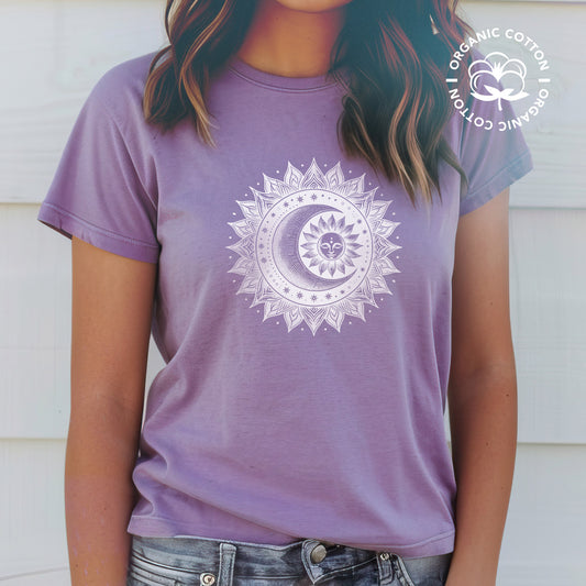 Sun and Moon Mandala T-shirt